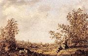 Aelbert Cuyp Meadow with Cows and Herdsmen Germany oil painting artist